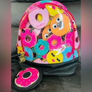 Betsey Johnson Donut Backpack